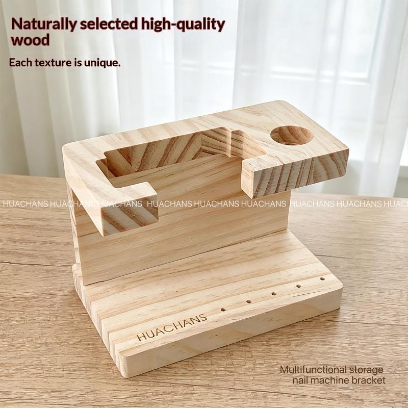 Nail Tech Accessories - Supporto in Legno per Punte da