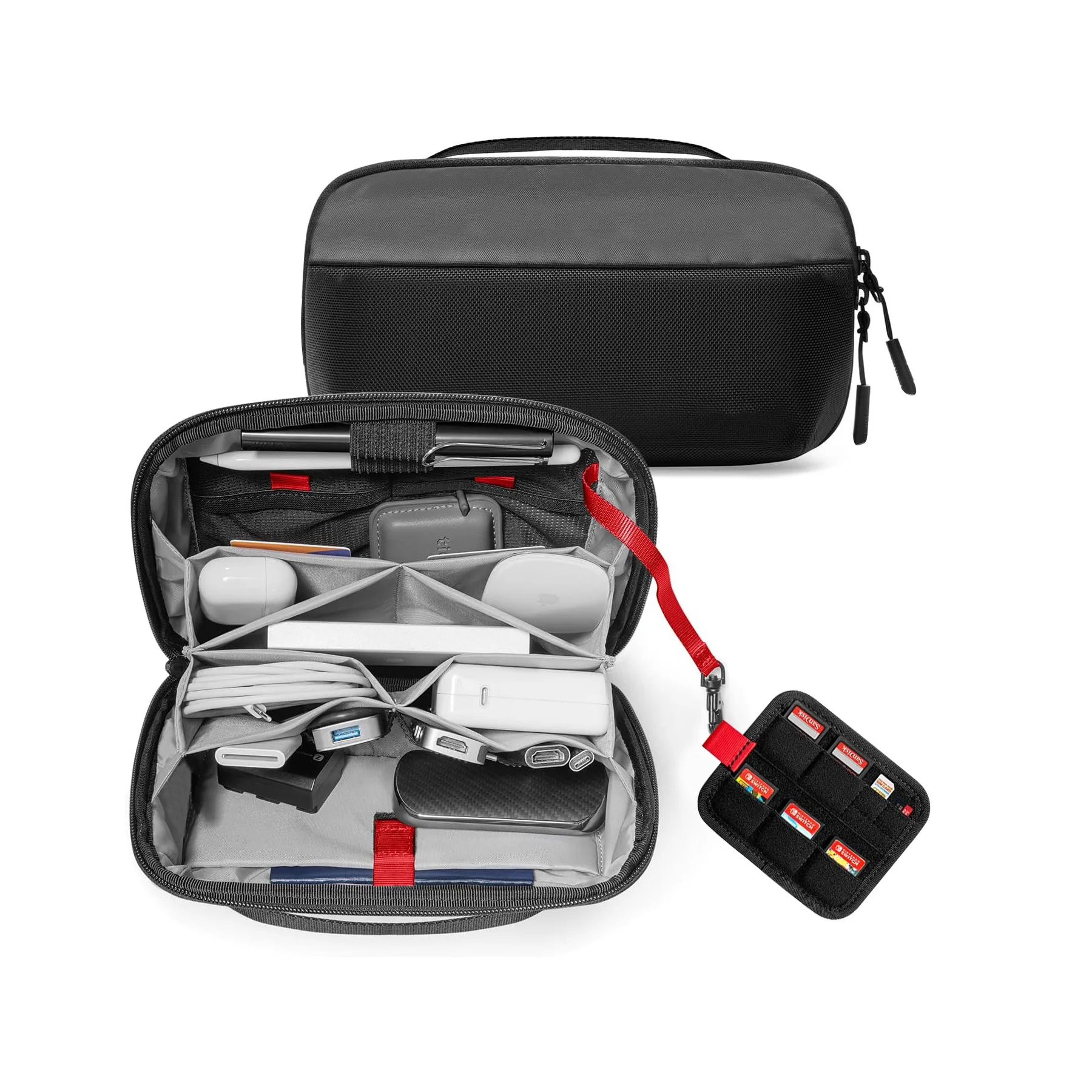 Tech Accessories Travel - Organizer da Viaggio per Dispositivi Elettronici,