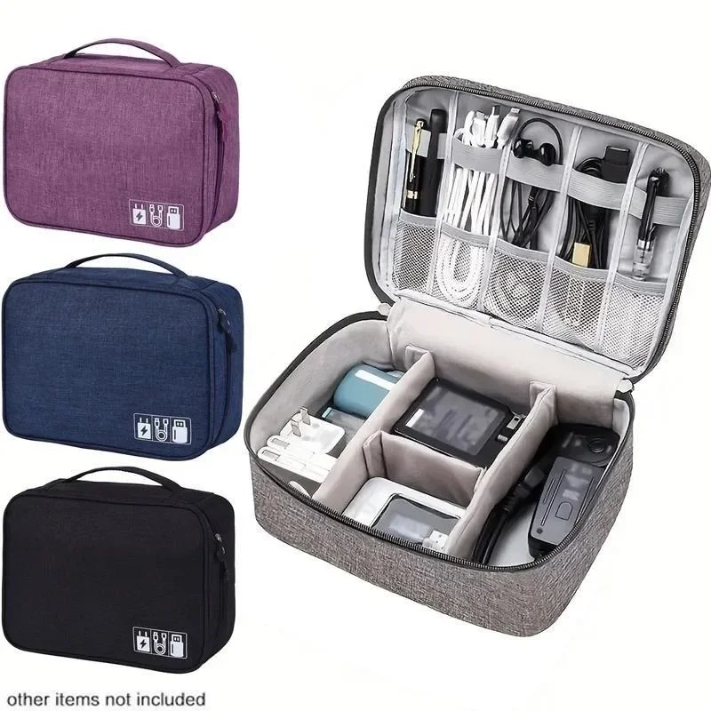 Tech Accessories Travel - Organizer Elettronico da Viaggio, Custodia Impermeabile