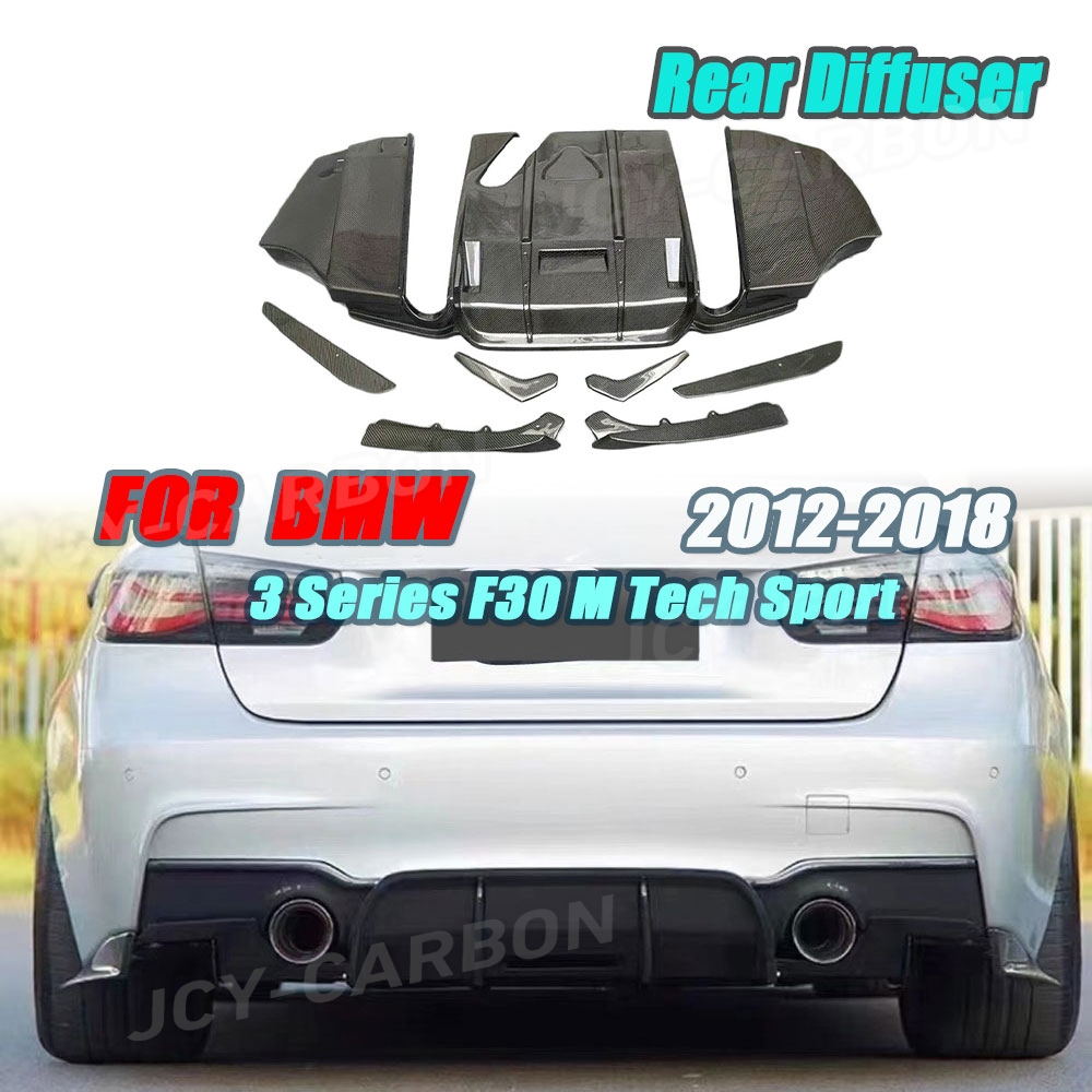 M Tech Auto Accessories - JCYECF Diffusore Posteriore in Fibra di