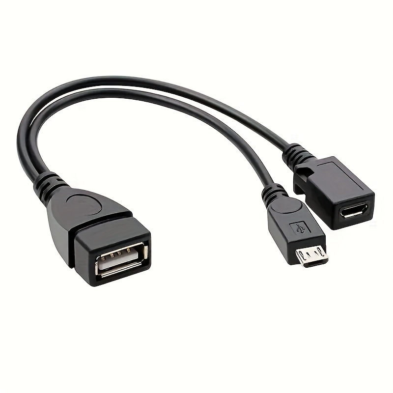 Tech Accessories Tablet - Adattatore splitter da USB a micro