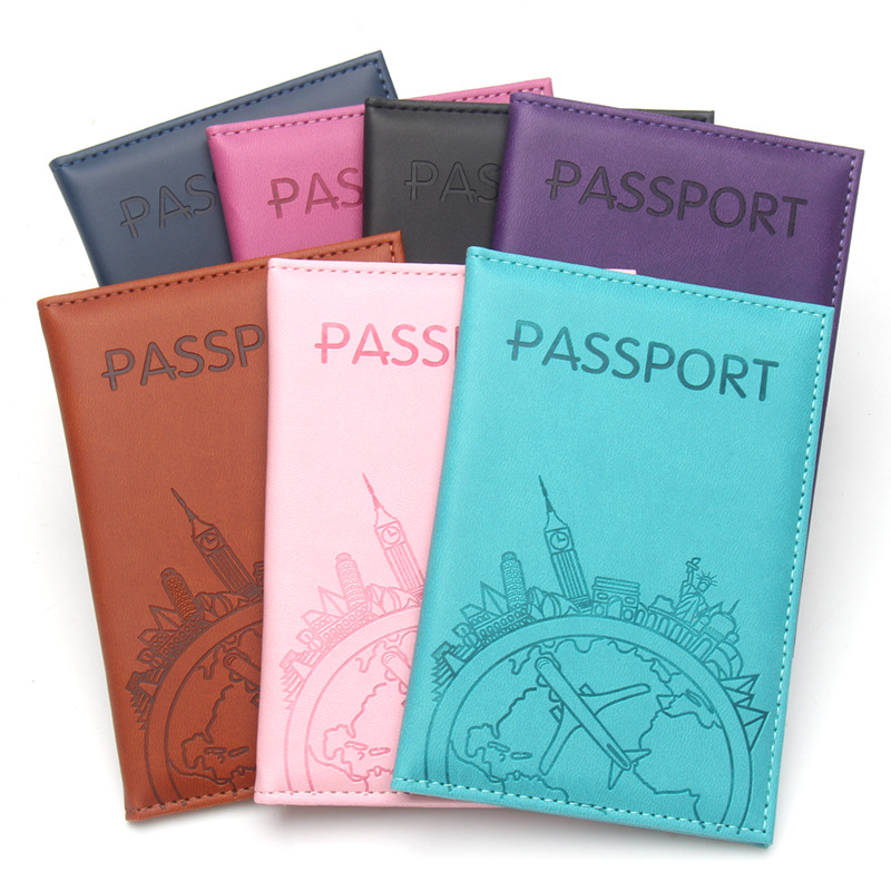Tech Accessories Travel - Porta passaporto stampato per volo globale