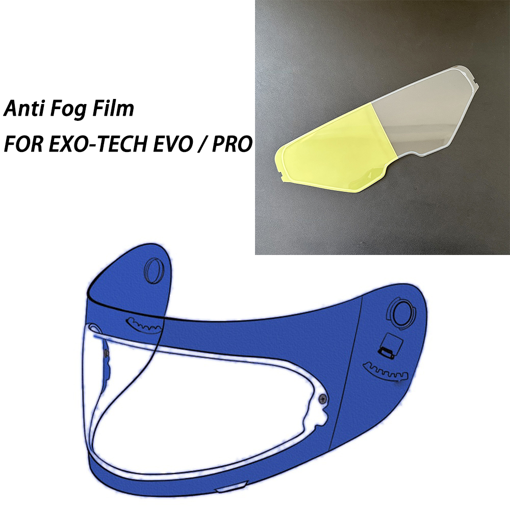 Moto Tech Accessories & Workshop - Pellicola Antiappannamento per Visiera Casco, Compatibile