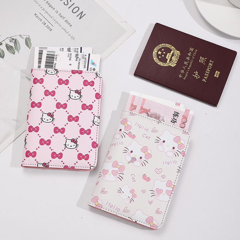Tech Accessories Travel - Custodia per passaporto da donna Hello