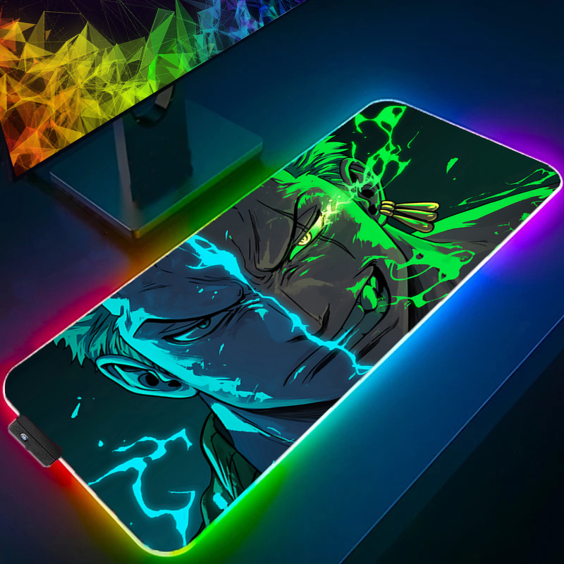 ONE PIECE Zoro Mouse Pad RGB A - Tech Accessories For Desk recensione e prezzo