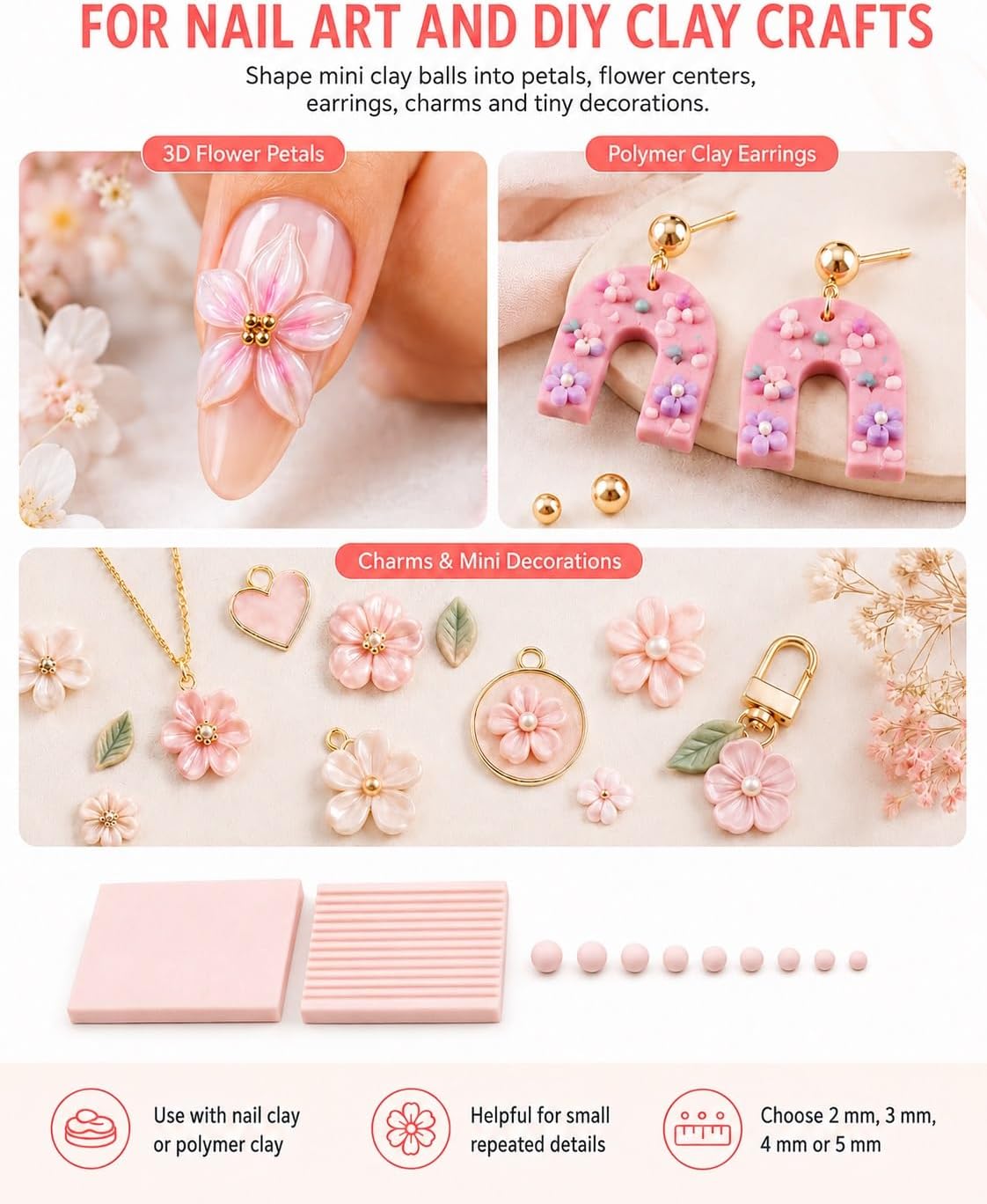 4 Pezzi Strumento per Creare S - Nail Tech Accessories recensione e prezzo